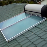 Solar Hot Water Roof Mounted System
