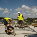 Solar Hot Water Frame Construction