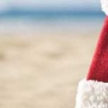 Santa Hat On Beach-410-150