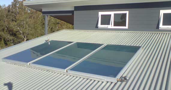 solar hot water split system