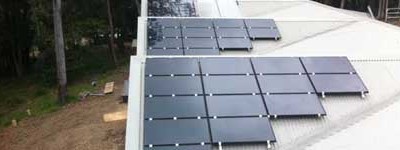 Q Cells Thin Film Solar Installation