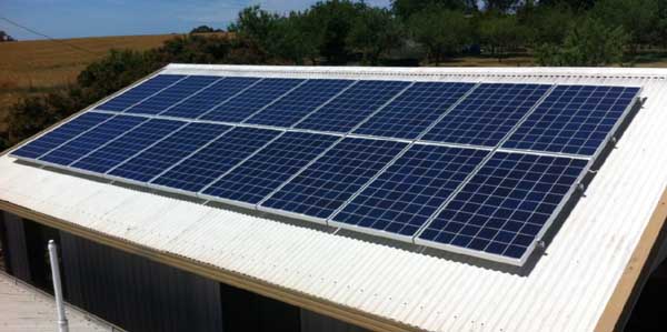 Newcastle Hunter rooftop solar installation