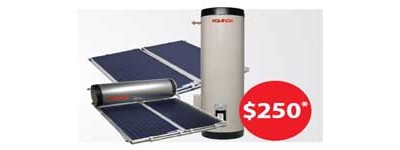 Solar Hot Water $250 Cash Back Offer