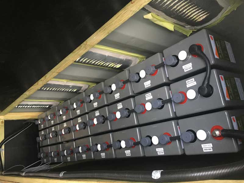 Off Grid Solar Booral NSW Off Grid Solar Booral NSW with 24 SunGEL 2SG maintenance free batteries