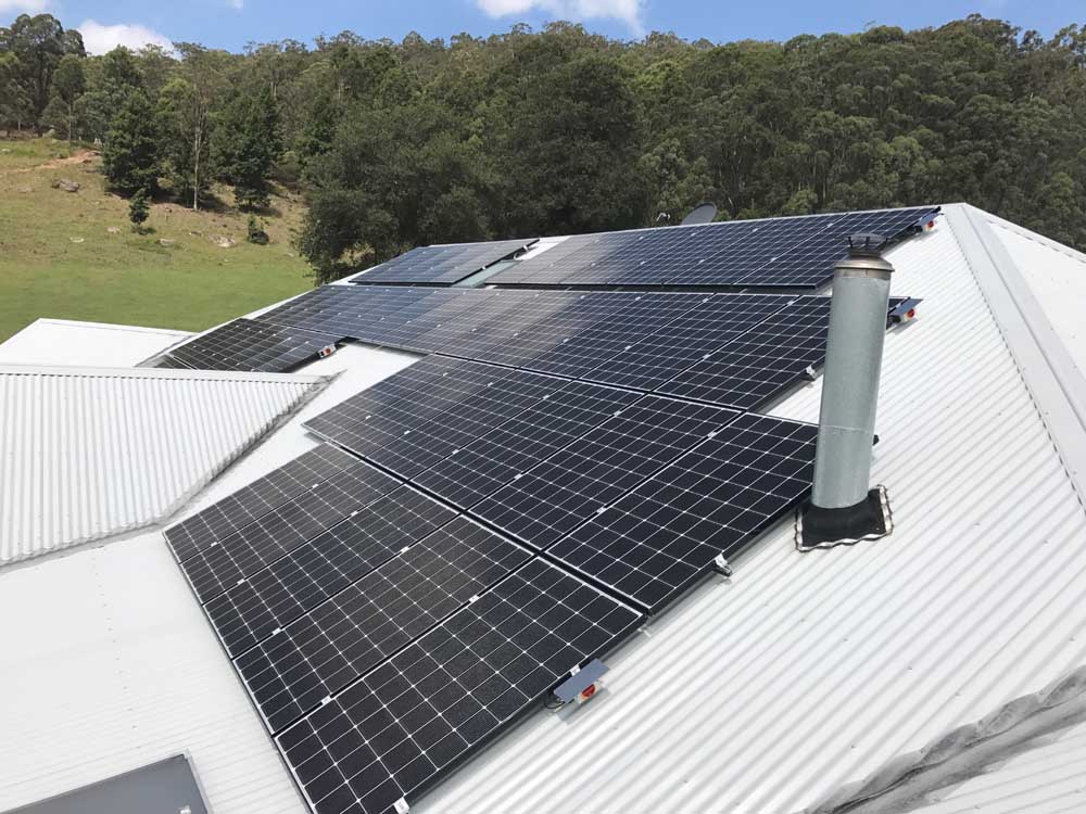 LG solar panels in 15kW residential solar power system, Wyong Creek LG solar panels in 15kW residential solar power system, Wyong Creek