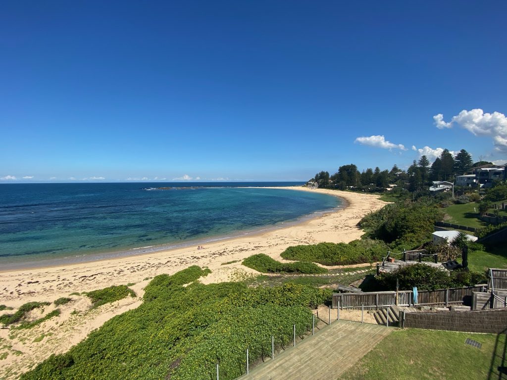 Blue bay beach front Blue bay beach front