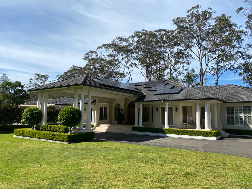 All black solar panels installation in Matcham, Central Coast